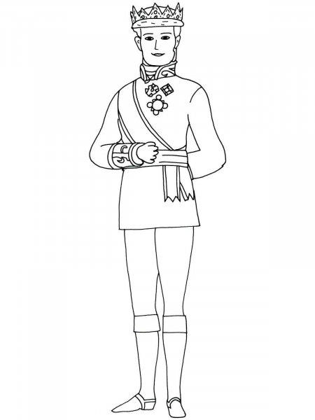 Prince coloring pages