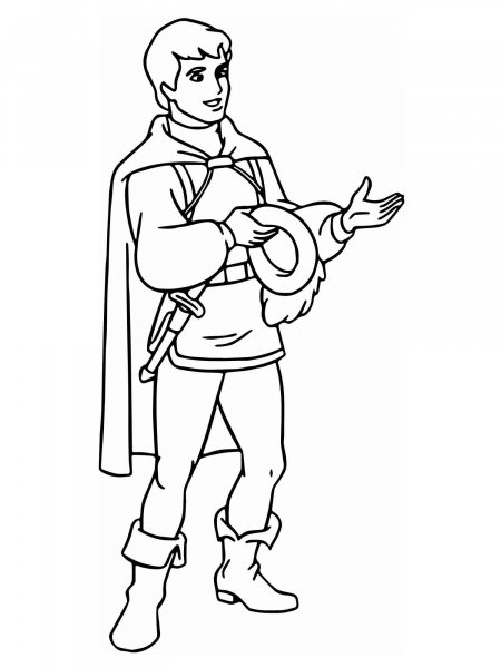 Prince coloring pages