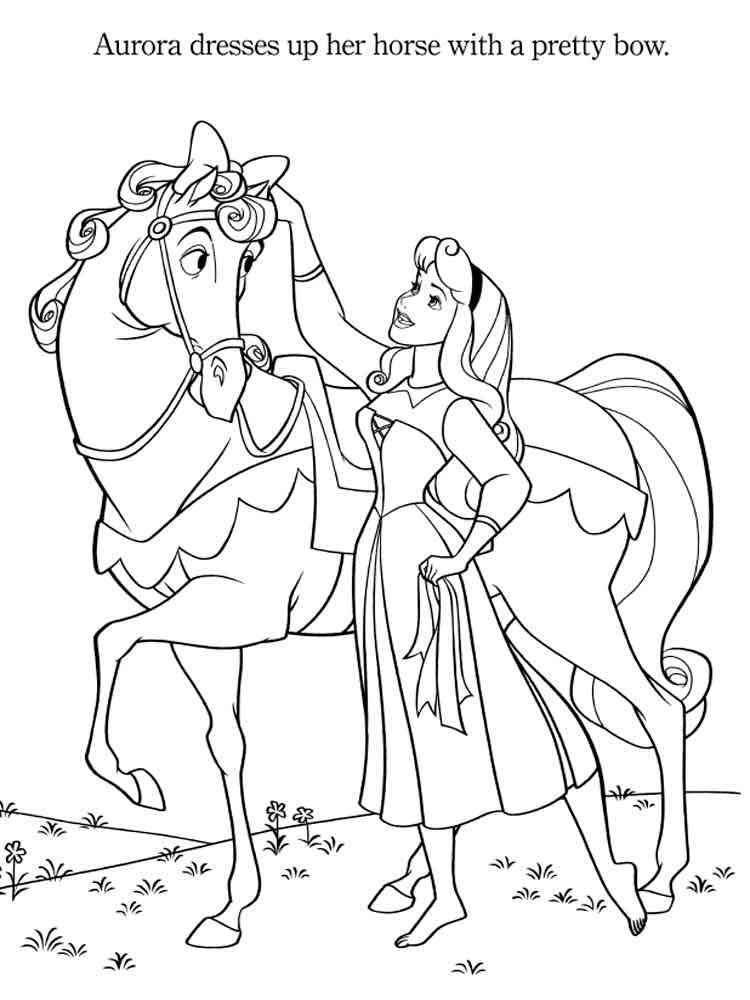 Download Princess Aurora coloring pages. Free Printable Princess ...