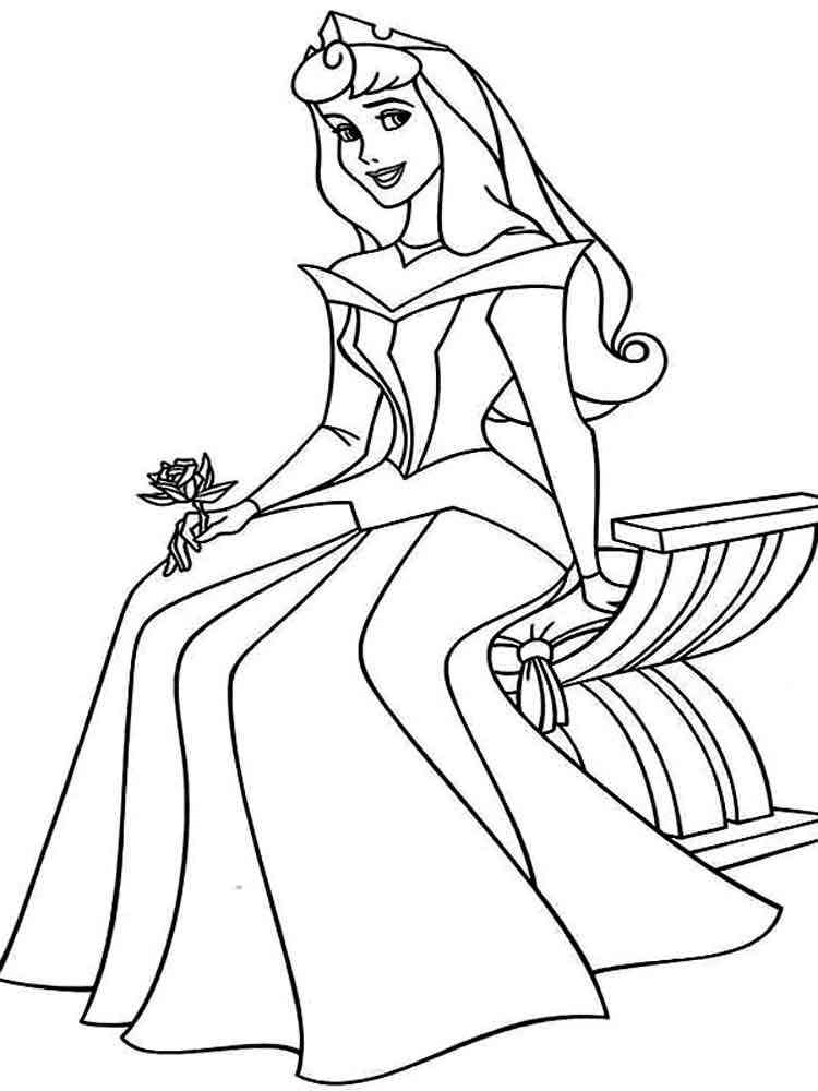 Download Princess Aurora coloring pages. Free Printable Princess ...