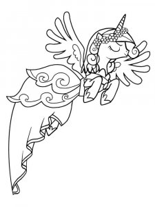 Princess Cadence coloring page 20 - Free printable