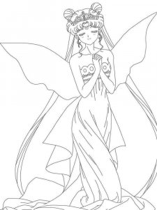 Princess Serenity coloring page 11 - Free printable