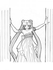 Princess Serenity coloring page 13 - Free printable