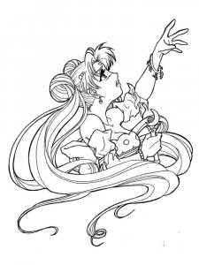 Princess Serenity coloring page 3 - Free printable