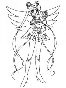 Princess Serenity coloring page 7 - Free printable