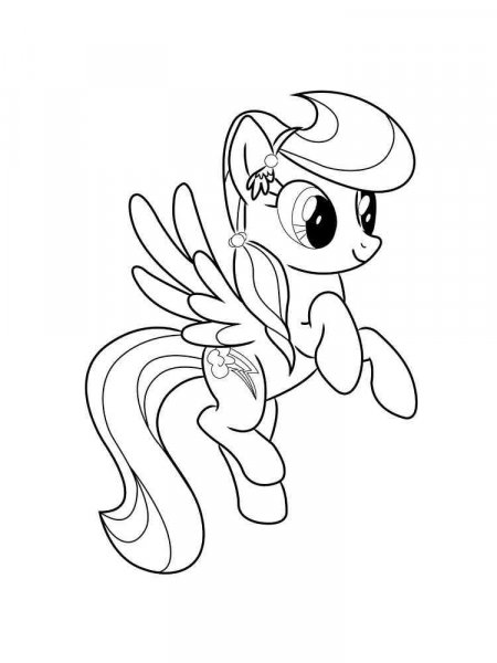 Rainbow Dash coloring pages