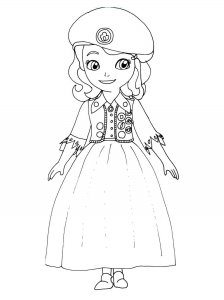 Sofia the First coloring page 21 - Free printable