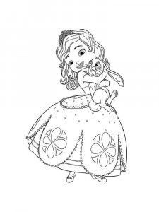 Sofia the First coloring page 25 - Free printable