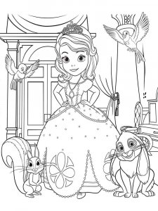 Sofia the First coloring page 15 - Free printable