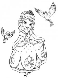 Sofia the First coloring page 18 - Free printable