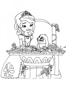 Sofia the First coloring page 20 - Free printable