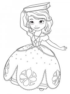 Sofia the First coloring page 3 - Free printable