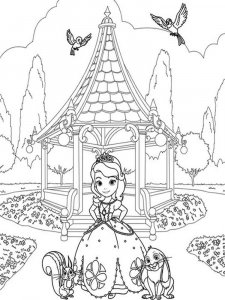 Sofia the First coloring page 7 - Free printable