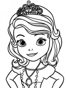 Sofia the First coloring page 8 - Free printable