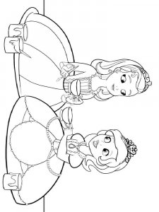 Sofia the First coloring page 9 - Free printable