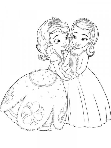 Sofia the First coloring pages