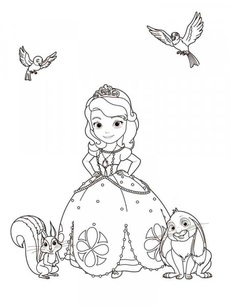 София раскраска для детей распечатать бесплатно Pin on 2020 Coloring Pages