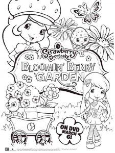 Strawberry Shortcake Berrykins coloring page 1 - Free printable