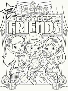 Strawberry Shortcake Berrykins coloring page 2 - Free printable