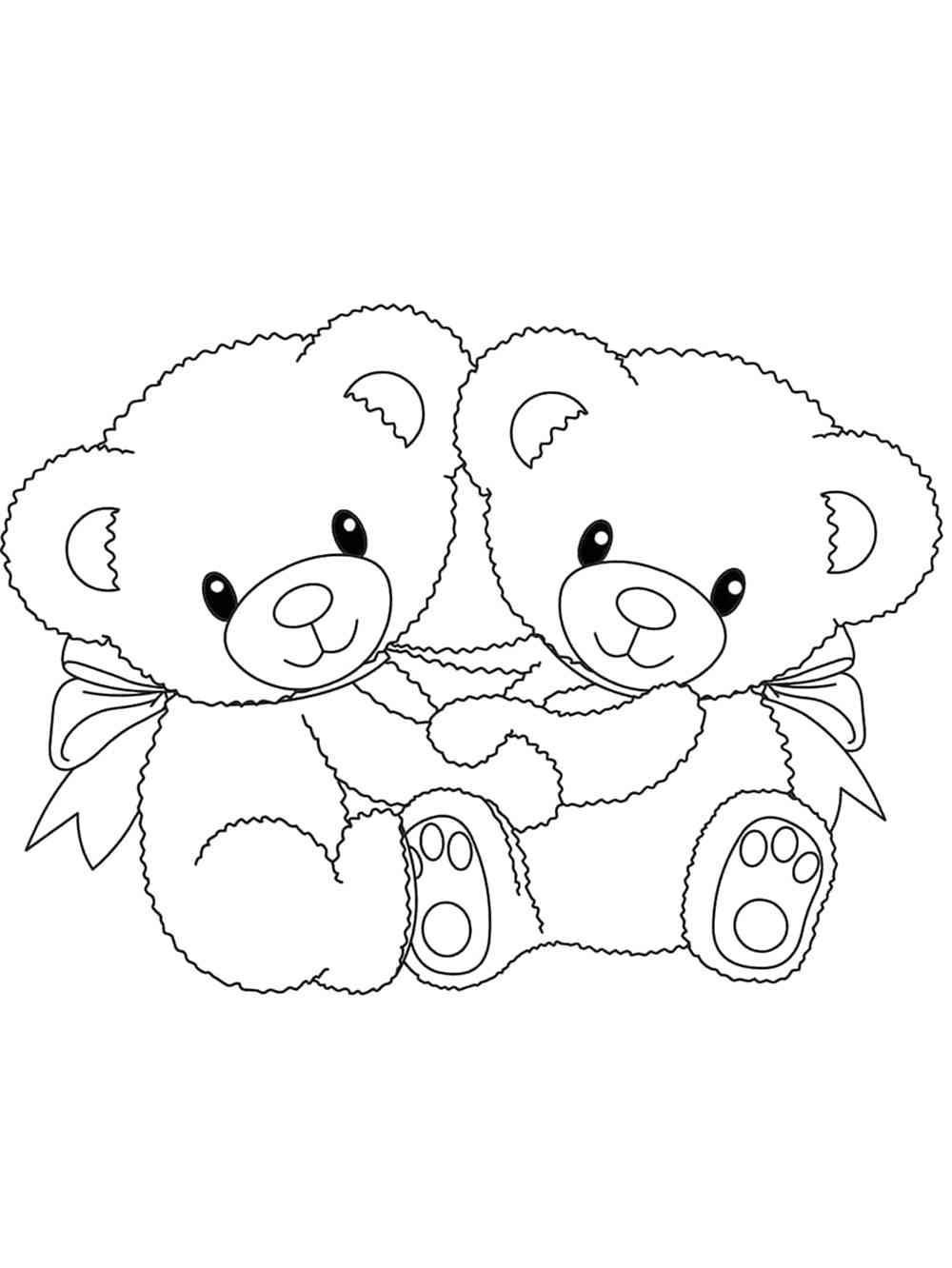 Teddy Bears coloring pages