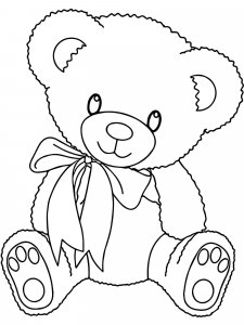 Teddy Bear coloring page 39 - Free printable