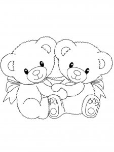 Teddy Bear coloring page 40 - Free printable