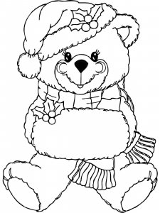 Teddy Bear coloring page 41 - Free printable