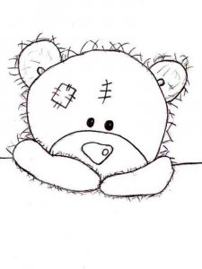 Teddy Bear coloring page 12 - Free printable