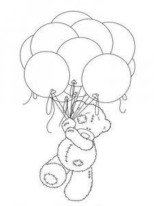 Teddy Bear coloring page 13 - Free printable