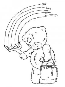 Teddy Bear coloring page 14 - Free printable
