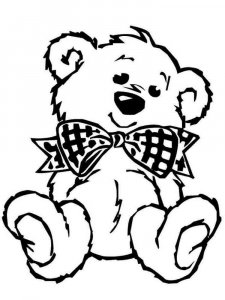 Teddy Bear coloring page 15 - Free printable
