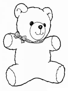 Teddy Bear coloring page 18 - Free printable