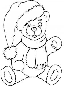 Teddy Bear coloring page 20 - Free printable