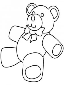 Teddy Bear coloring page 22 - Free printable