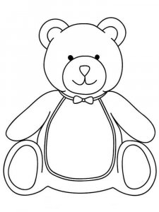 Teddy Bear coloring page 23 - Free printable