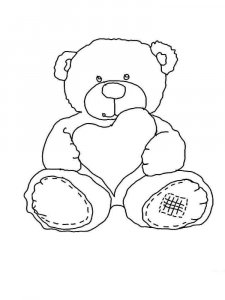 Teddy Bear coloring page 25 - Free printable