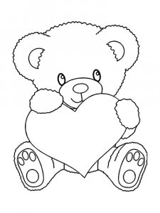 Teddy Bear coloring page 27 - Free printable