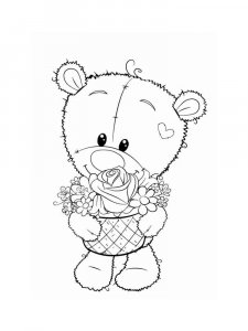Teddy Bear coloring page 28 - Free printable
