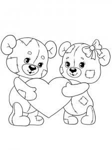 Teddy Bear coloring page 30 - Free printable