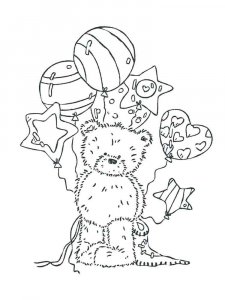 Teddy Bear coloring page 33 - Free printable