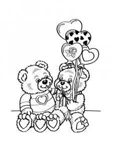 Teddy Bear coloring page 34 - Free printable
