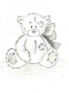 Teddy Bear coloring page 4 - Free printable