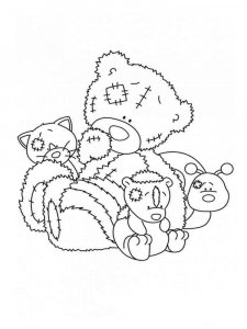 Teddy Bear coloring page 5 - Free printable