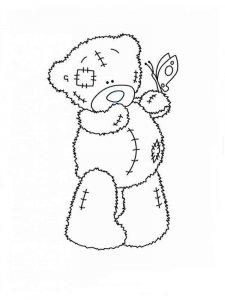 Teddy Bear coloring page 6 - Free printable