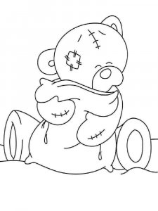 Teddy Bear coloring page 8 - Free printable