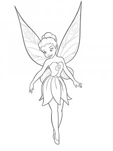 Disney Fairy Iridessa Coloring Page
