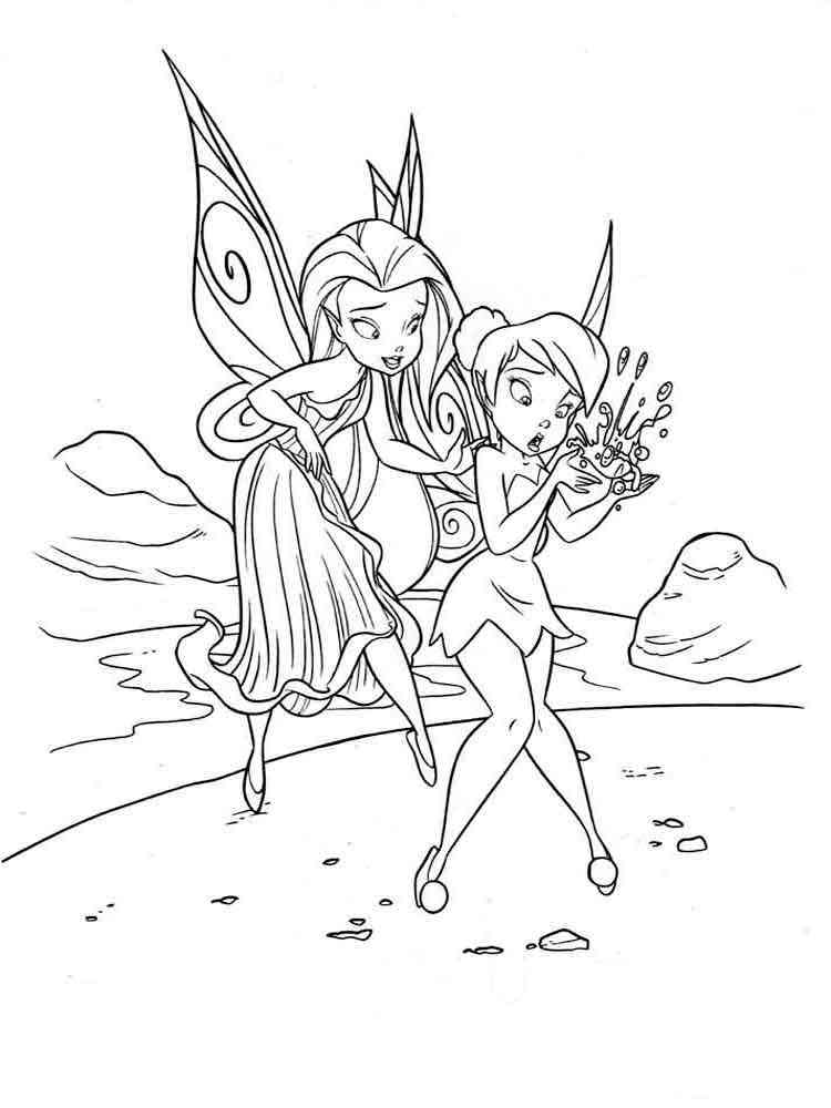 Tinkerbell coloring pages