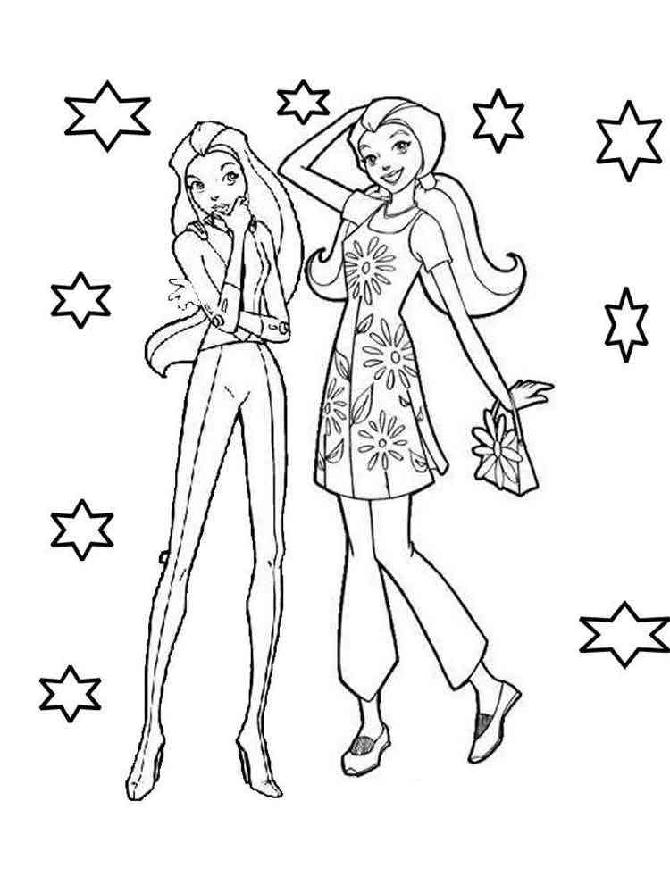 Totally Spies coloring pages. Free Printable Totally Spies ...