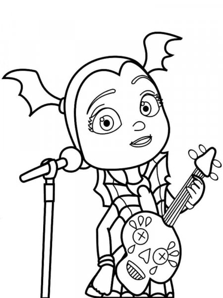 Vampirina coloring pages