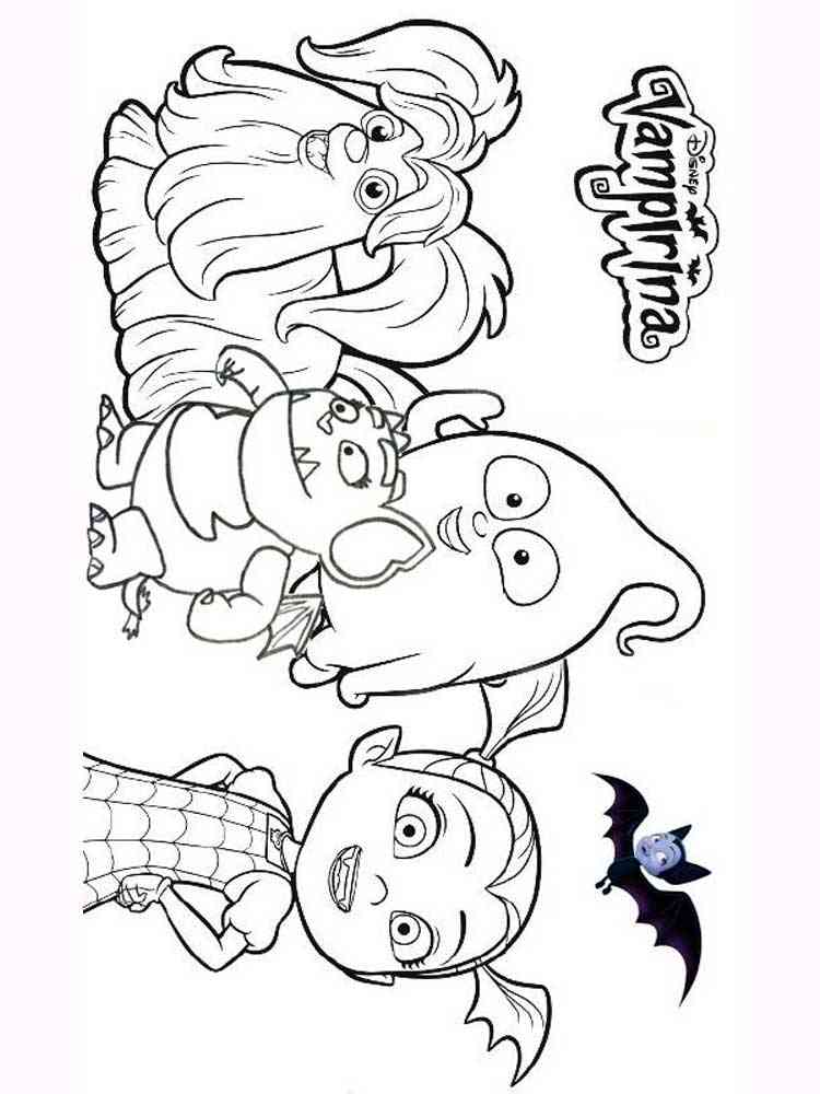 Free printable Vampirina coloring pages for Kids